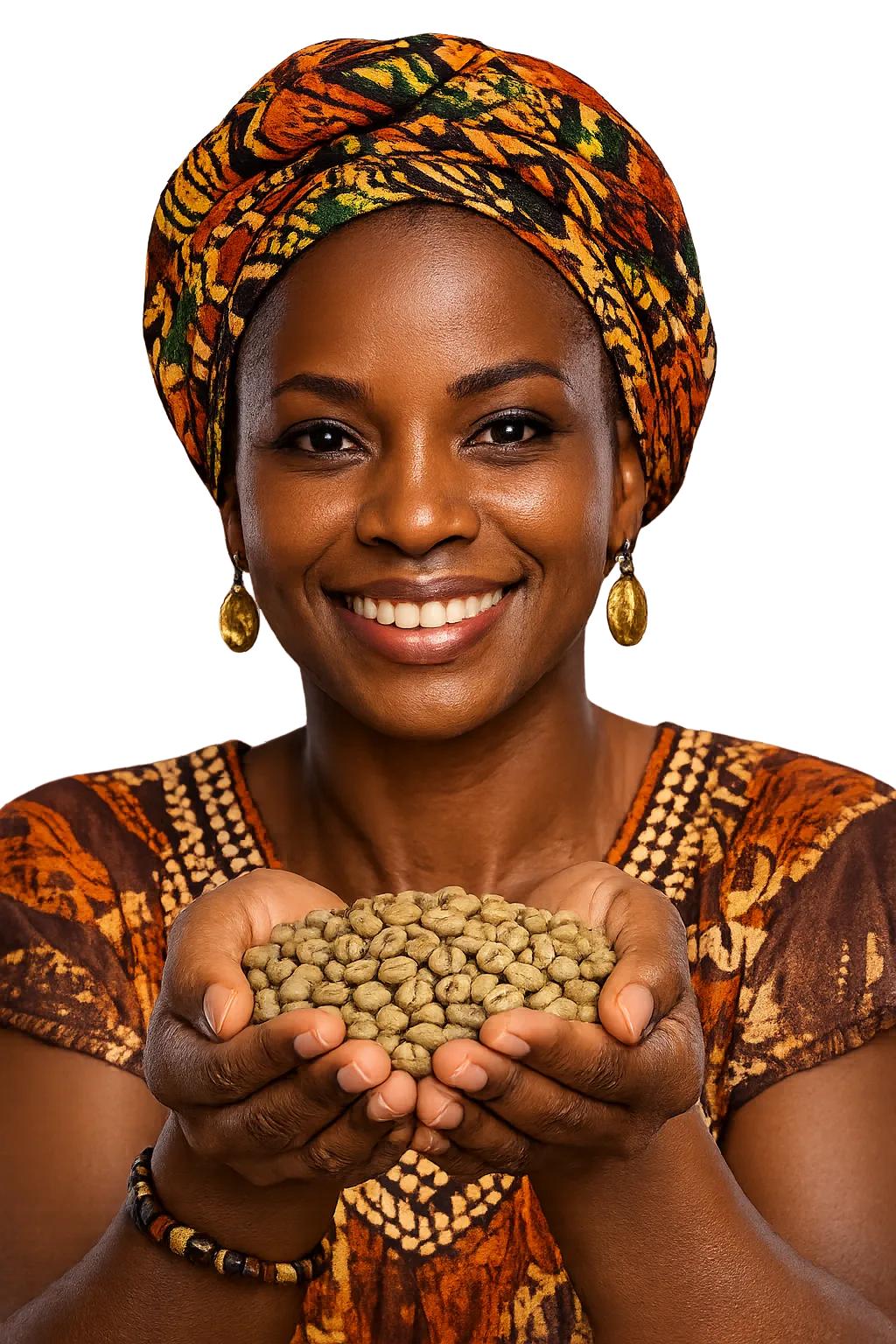 Robusta SC17 green coffee beans, Uganda
